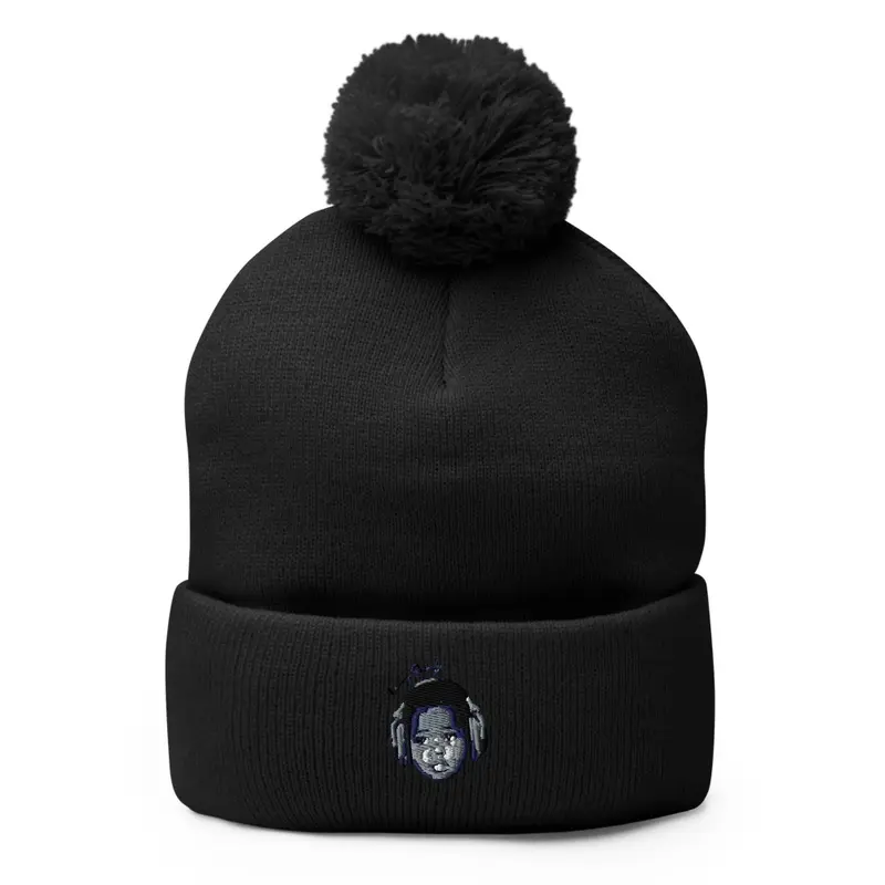 Woolly Hat Black Larry Soundz